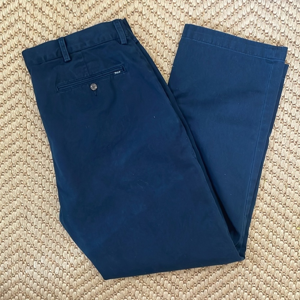 Ralph Lauren - Classic Fit Preppy Dress Pants - Navy - 36x30